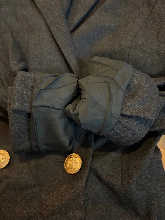 Albert Nipon Double-Breasted Embellished Collar Jacket - Picture 9 of 15